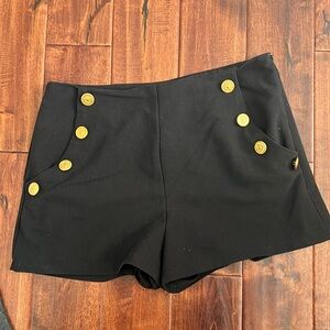 AQUA Sailor Style Shorts Size Large
